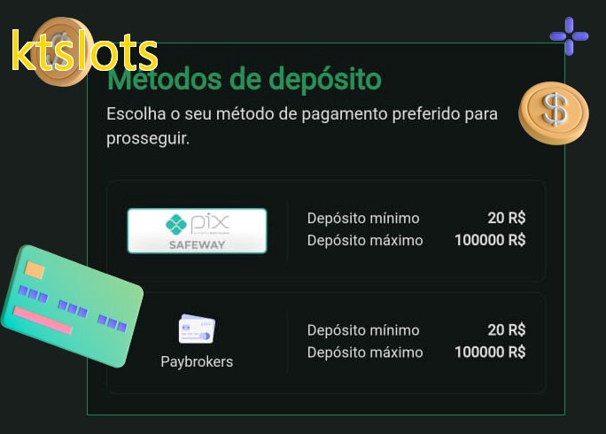O cassino ktslotsbet oferece uma grande variedade de métodos de pagamento