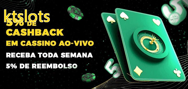 Promoções do cassino ao Vivo ktslots